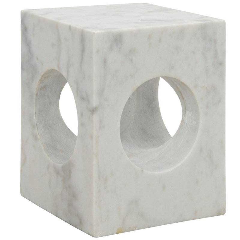 Merlin Marble Top End Table