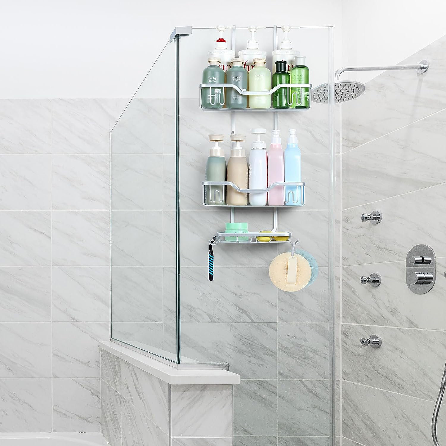 Meigha Hooks Shower Caddy Rebrilliant