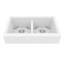 Ensemble d'évier de cuisine à double cuve 50/50 Karran Quartz 34 po x 21-1 / 4 po-50597848