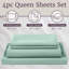 Ensemble de draps en microfibre brossée Series 1200-20058684-20058678