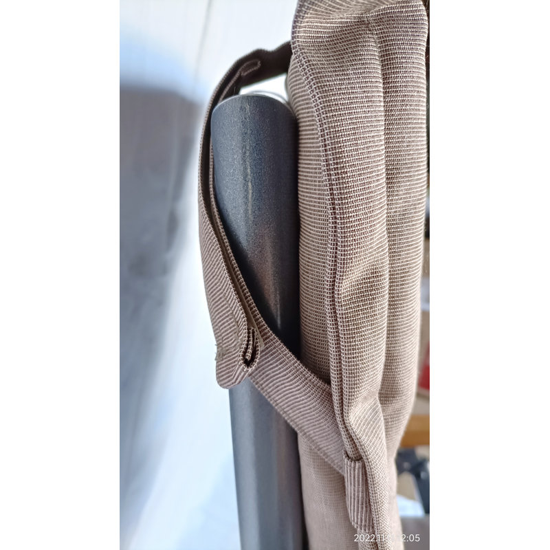 Frisco Folding Chair, York New Classic Seat Cushion, Taupe