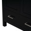 Ensemble de meuble-lavabo 60 po avec lavabos doubles (séparés), lavabos doubles en céramique, tablette de rangement et tiroirs séparés (miroir non inclus) - Solution de salle de bain moderne pour salles de bain spacieuses-210930518