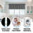 100% Blackout Curtain Valances for Kitchen Windows/Bathroom/Living Room/Bedroom Thermal Insulated Rod Pocket Valances for Windows, 2 Pack-1508882549