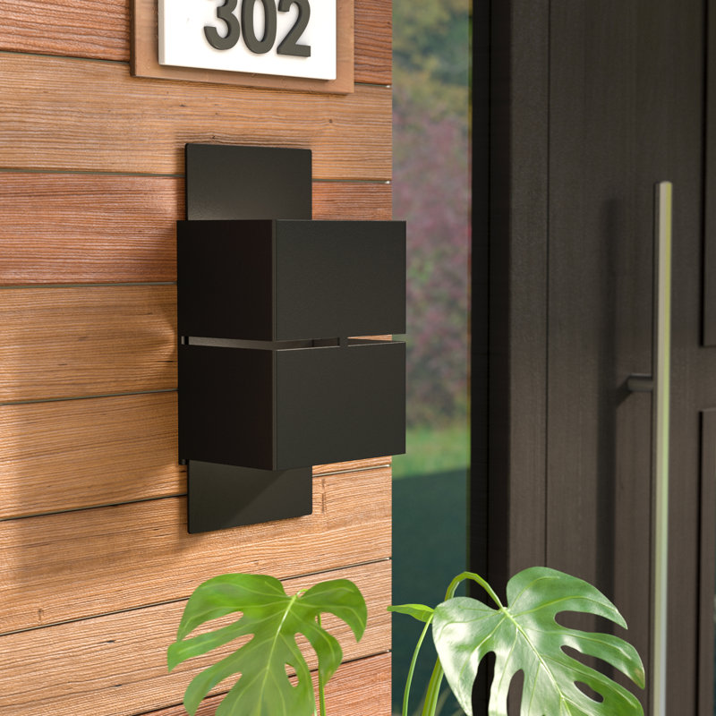 Devonte Stainless Steel Wall Light, Matte Black