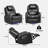 Set Of Two Power Swivel Rocker Chon For Adults - Rocking Recliner With Heat And Massage/Cup Holder/LED Lights/USB & Type-C Ports/Side Pocket For Living Room-363682186