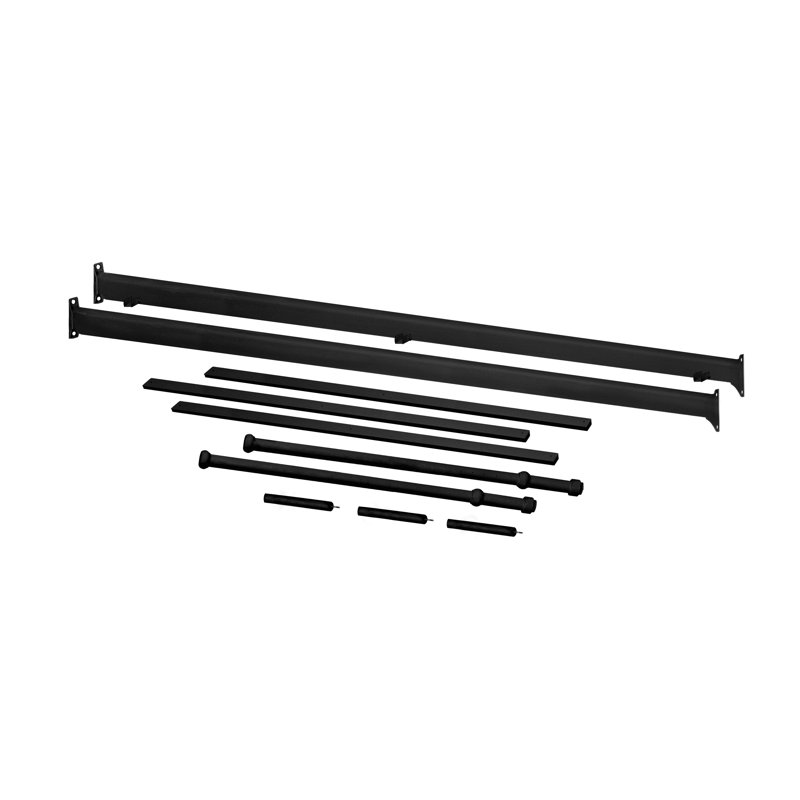 Winston Full Bed Rails, Vintage Iron