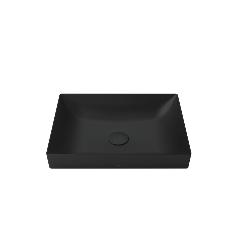Kiwami® 19.69" Vessel Bathroom Sink, Matte Black