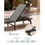 Fauteuil inclinable pliant en aluminium pour l'extérieur, chaises longues de plage réglables, conception portable légère pour la détente sur le patio, le camping ou la piscine-1716818468