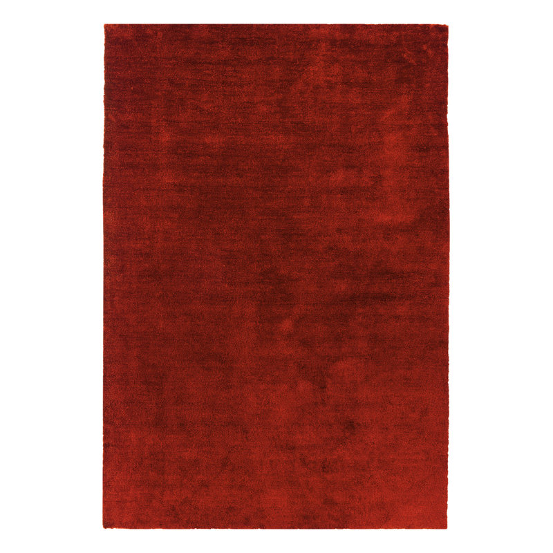 Aikin Solid Colour Shag Area Rug, Rectangle 120 x 170cm