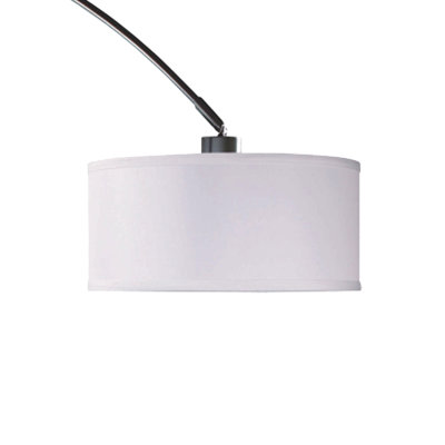 81"H White Single Arch With Marble Base Floor Lamp (1Pc/Ctn) (2.75/46.20)