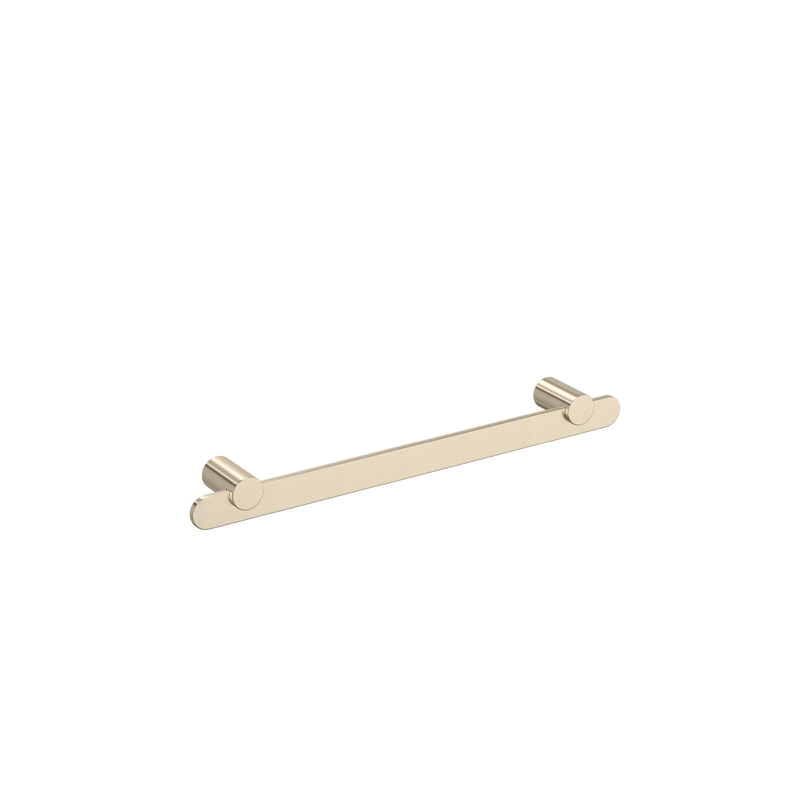 Eclissi Towel Bar, 1.62" H x 17.72" L x 2.16" D, Satin Nickel