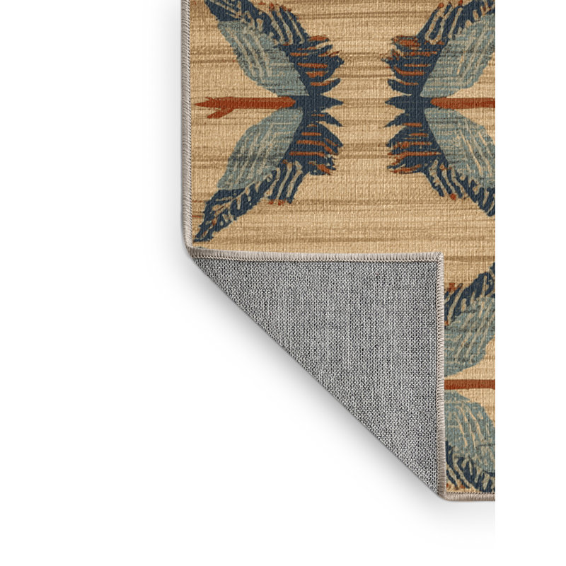  Tapis hawaïen lavable avec frégates, Tapis de couloir 2 pi x 5 pi