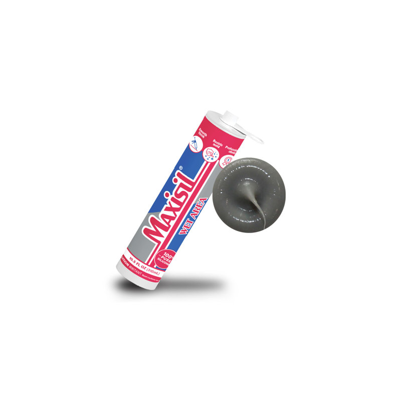 Maxisil Wet Area Silicone Sealant, Grey