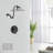 10" High Pressure Rain Shower Head With 12'' Extension Arm-110476242