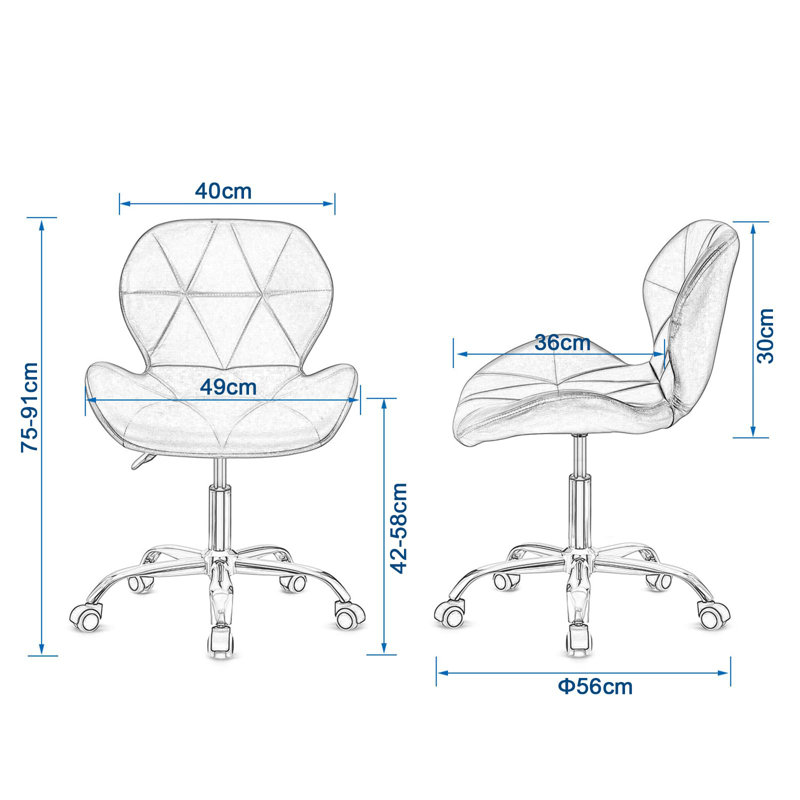 Office Chair, Grey