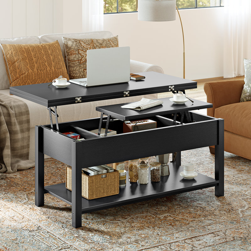2 Pieces Lift Top Coffee Table with Storage 