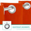 Panneau de rideau simple occultant pour l'extérieur Arramine-802997545-802997548