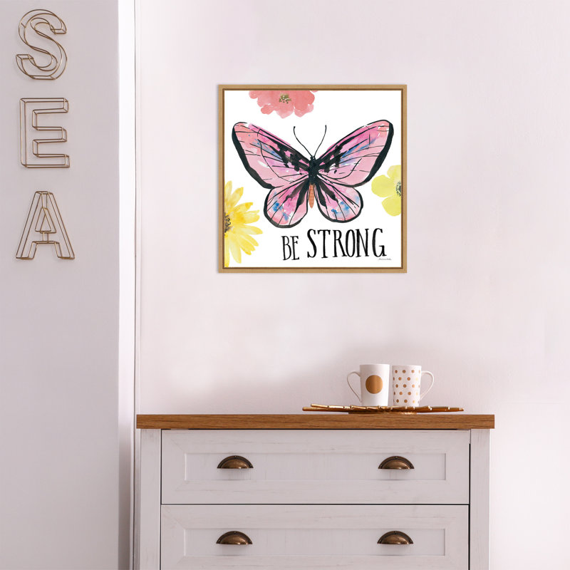 Art sur toile Mcbroom Beautiful Butterfly I, Naturel