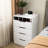 Small Make Up Vanity With Cushioned Seat And Glass Desktop, White Bedroom Dressing Table, Functional Beauty Desk Versatile Mirror Drawer Storage, Furniture, Multi-Functional