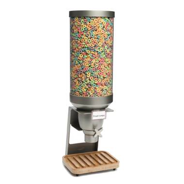 Cal-Mil 22004-4-13 Turn N Serve Black Rotating 3.5 Liter 4 Canister Cereal  Dispenser