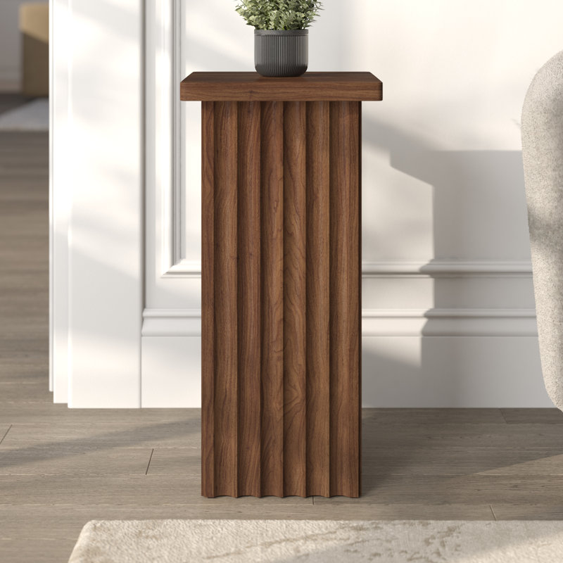 Table d'appoint Bourne 10,75 po, Bois brun