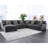 Upholstered U-Shaped Sectional Reversible