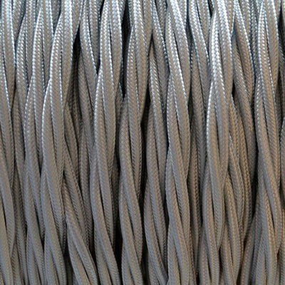 Fralick 3Core Twisted Vintage Coloured 0.75Mm Braided Fabric Flexible Electrical Hight Quality UK Lighting Wire Cable
