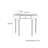 Modern and elegant wooden console table