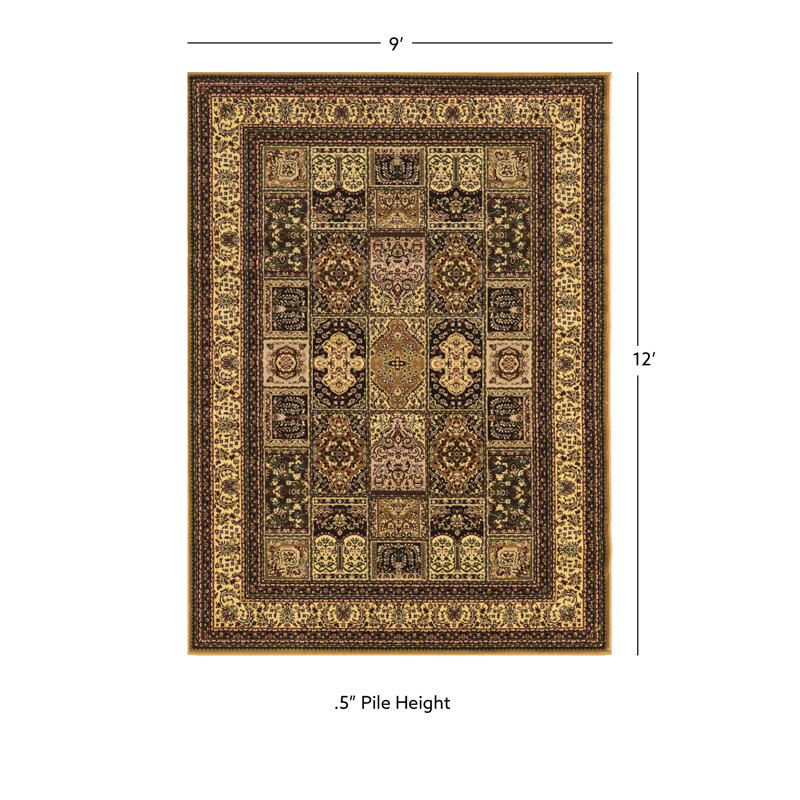 Aarnav Oriental Indoor Rug, Rectangle 9' x 12'