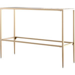 Edmont 42'' Glass Top Console Table