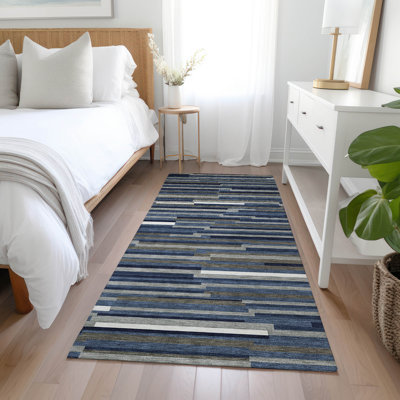 Malek Indoor/Outdoor Area Rug with Non-Slip Backing