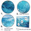 Azure Water Dreams - Ensemble de décorations murales impressionnistes abstraites-107738101-107738103