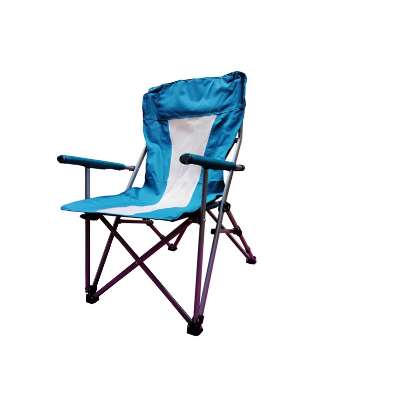 Forough Folding Camping Chair, Teal Blue