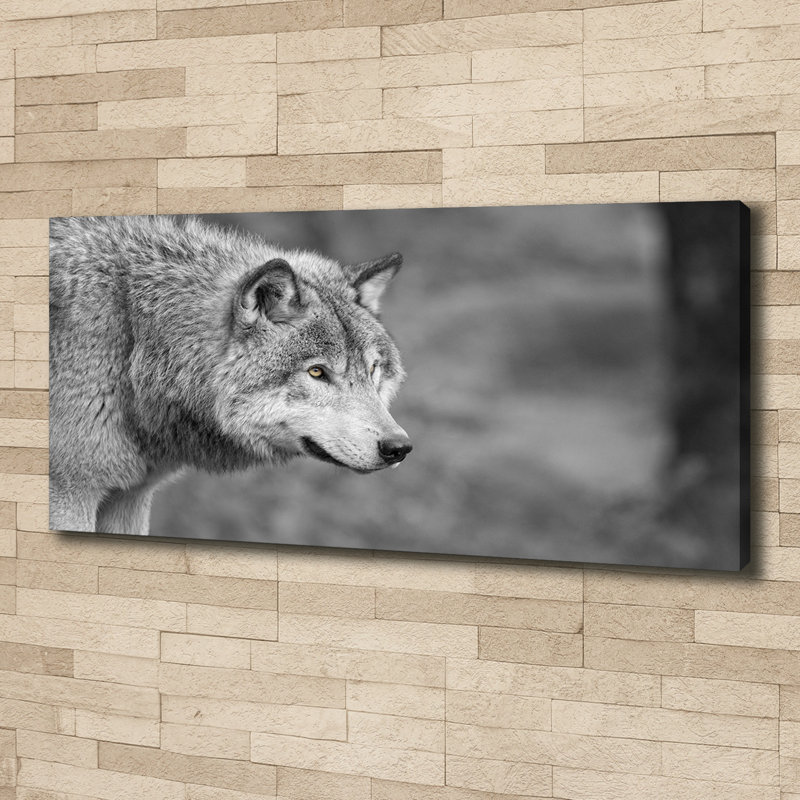 Gray Wolf - No Frame Print on Canvas