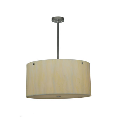 6 - Light Glass Chandelier