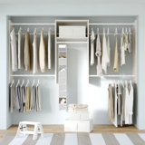 Grid 48'' - 96'' Closet System (Can Be Cut To Fit)