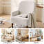 Upholstered Armchair with Footstool-1544761235