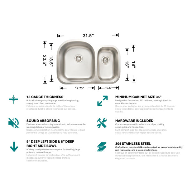 Dimensions du produit