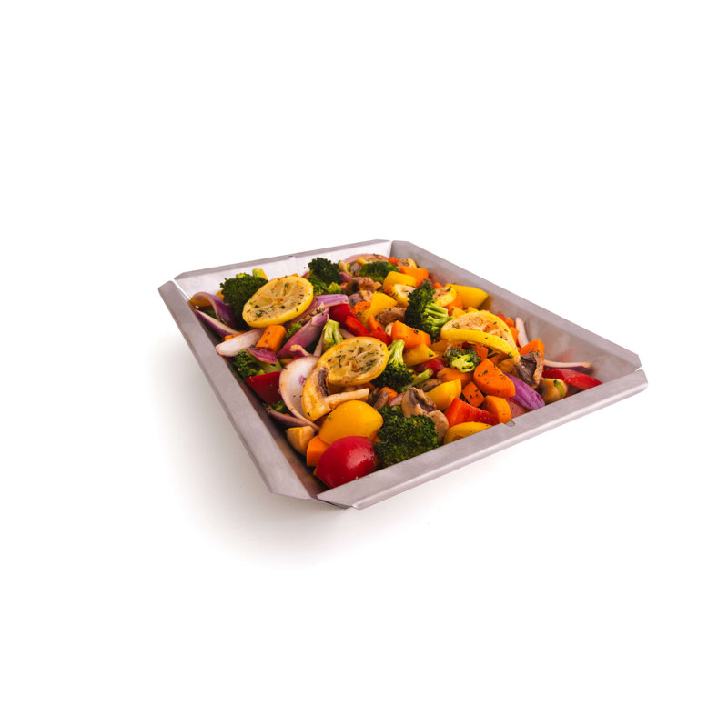 Stainless Steel Side Shelf Insert Wok