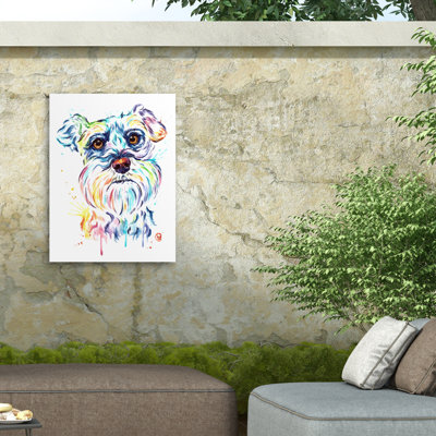 Lisa Whitehouse Schnauzer Outdoor  Canvas