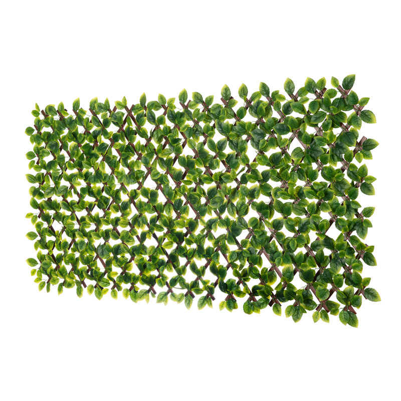 Treillis extensible en PVC 36 po x 72 po feuilles de menthe