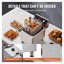 Équipement de cuisine de restaurant commercial à friteuse électrique en acier inoxydable 12 pte 1750W