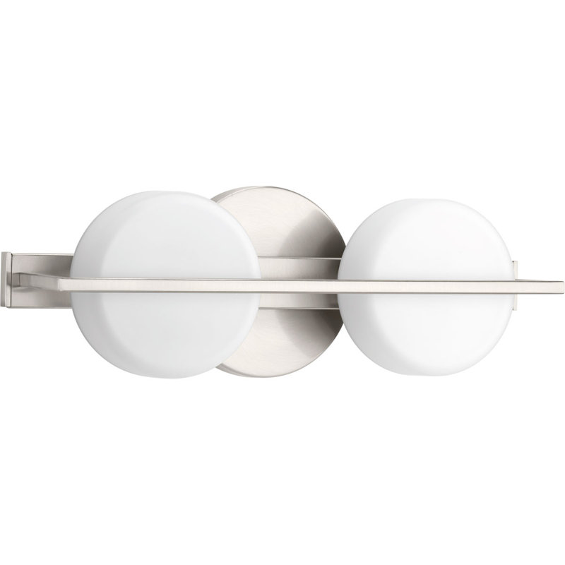 3 - Light Dimmable LED Bath Bar, Brushed Nickel