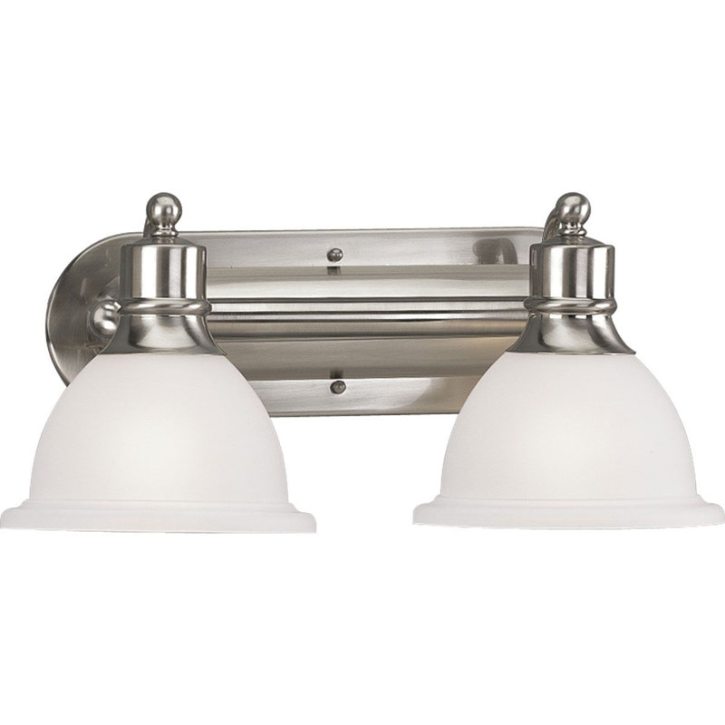 Éclairage pour meuble-lavabo Vangorder, Nickel brossé
