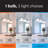 Feit A21 E26 (Medium) Smart-Enabled LED Bulb Adjustable White 150 Watt Equivalence 1 pk