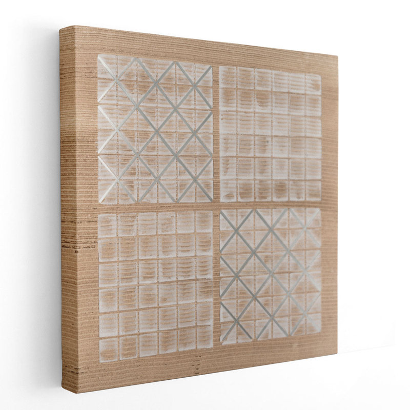 «Sand Ridge Screen I», reproduction d'art sur toile, H 12 po x l 12 po