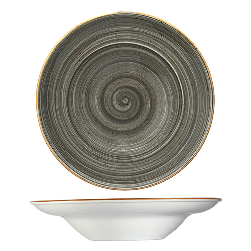 Bol de service 16 oz Sienna, gris
