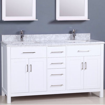 Ensemble de meuble-lavabo double 62 po Prestwick