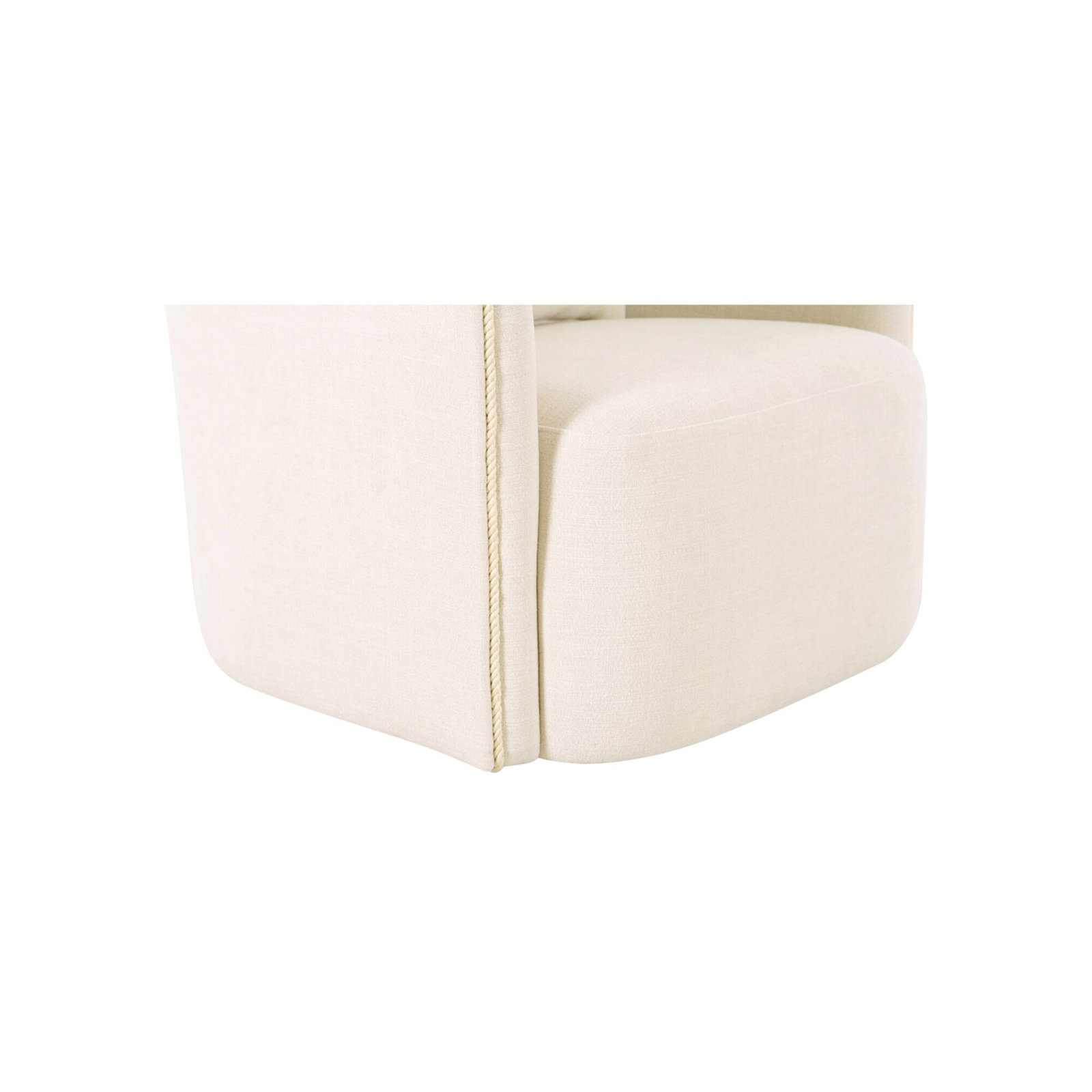 Alexy Swivel Armchair, Cream