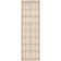 Nordic Power Loom Polyester Geometric Area Rug in Tan